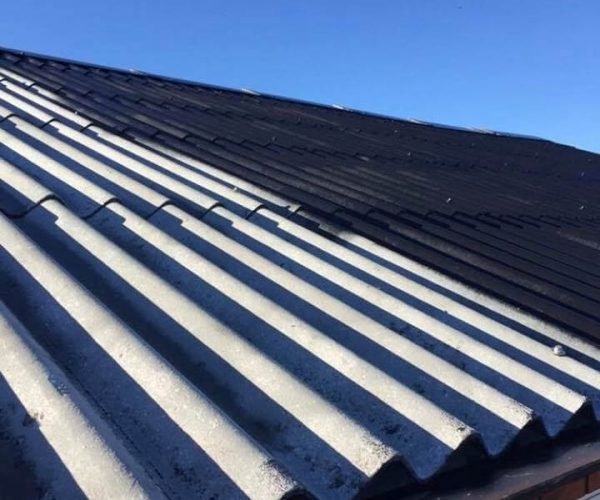 asbestsanering på hustag